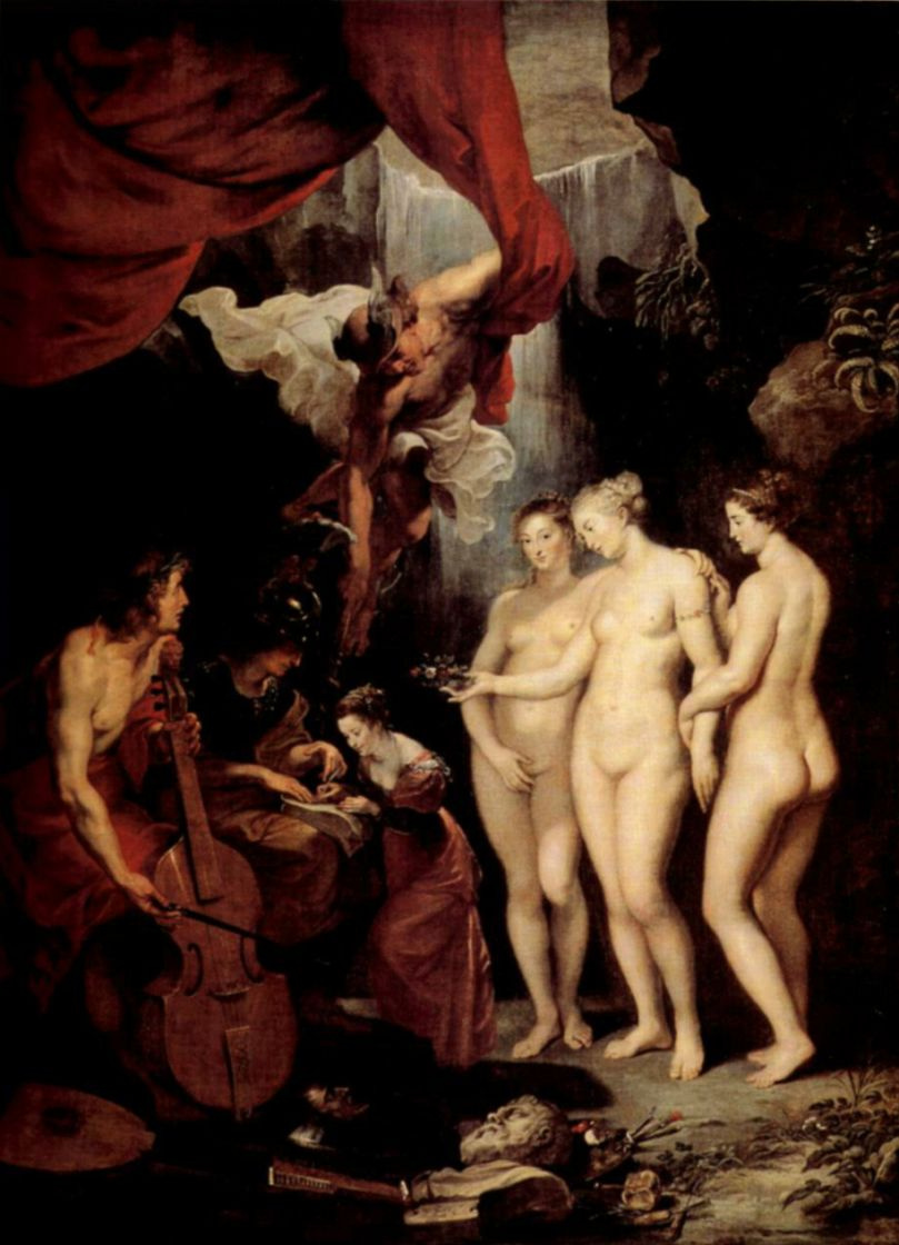 Peter Paul Rubens. The Education Of Marie De Medici