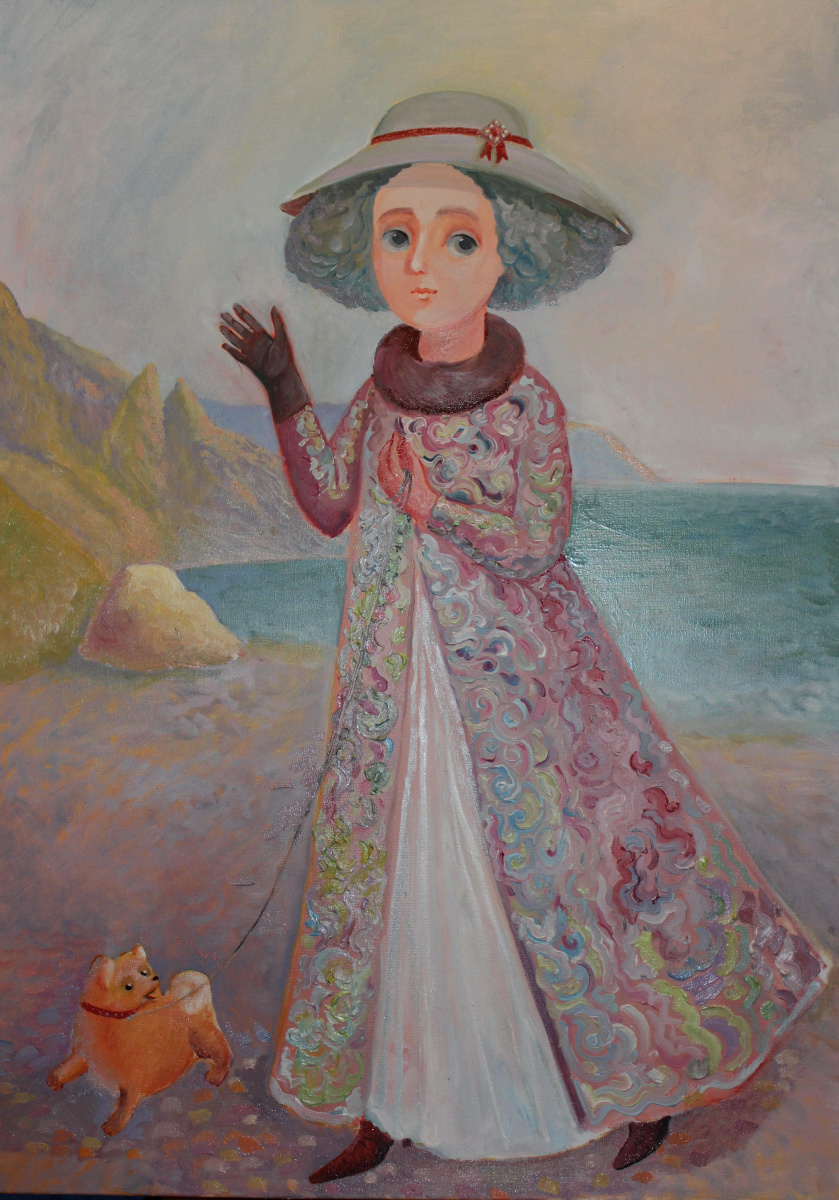 Olga Gennadievna Kravtsova-Motspan. Autumn on Cape Fiolent.