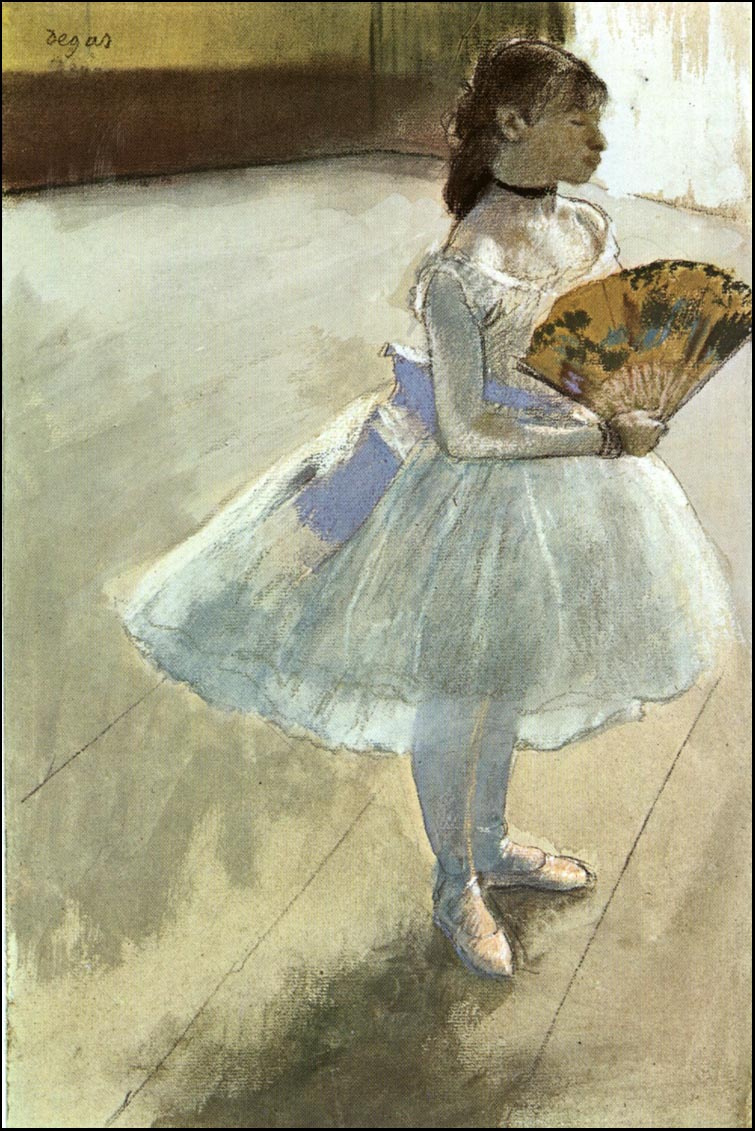 Edgar Degas. Dancer with a Fan