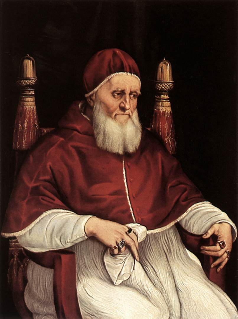 Raphael Sanzio. Portrait of Pope Julius II