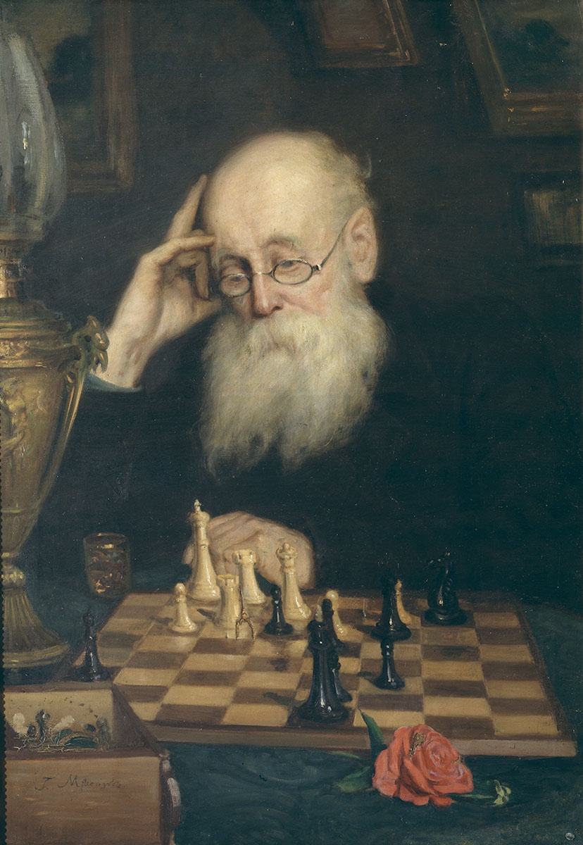 Grigory Grigorievich Myasoedov. To himself, or playing chess