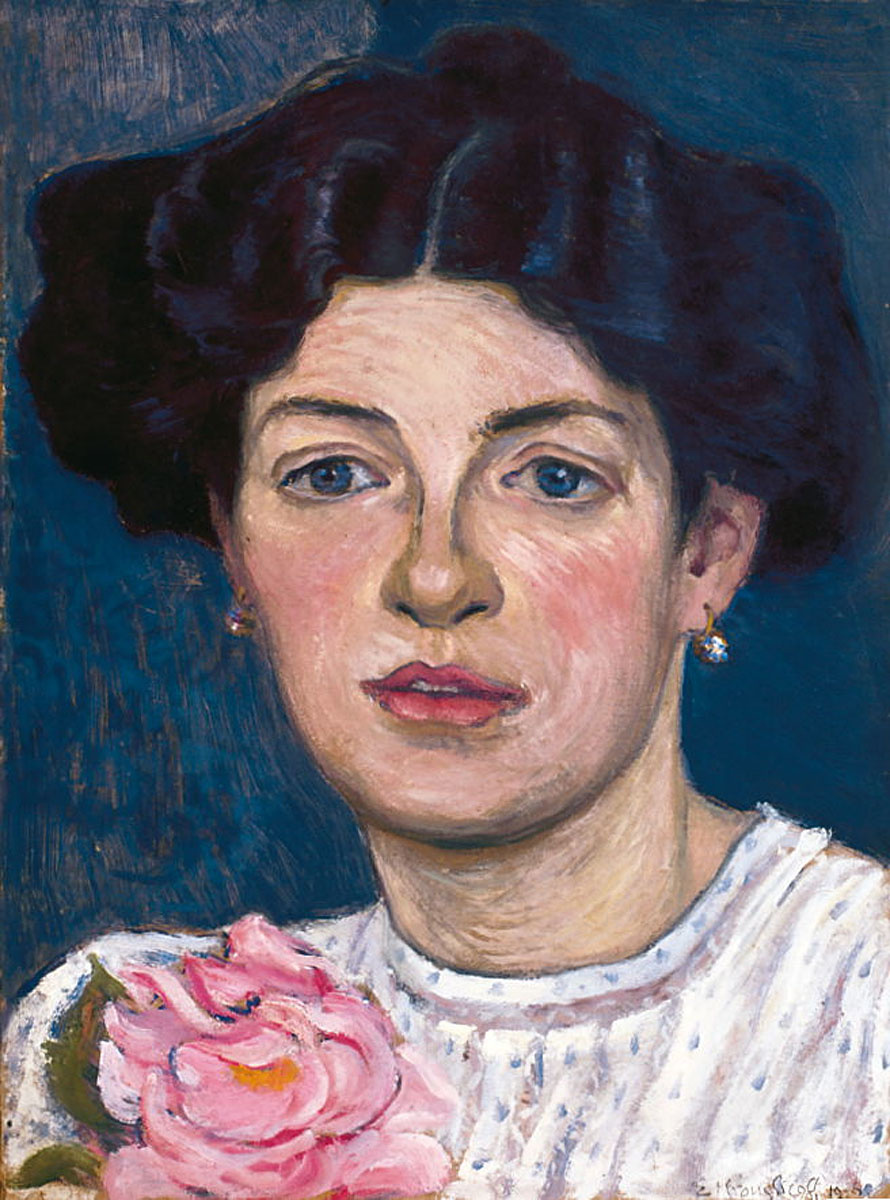 Elizaveta Sergeevna Kruglikova. Ritratto Di N.Con. Кругликовой. 1906