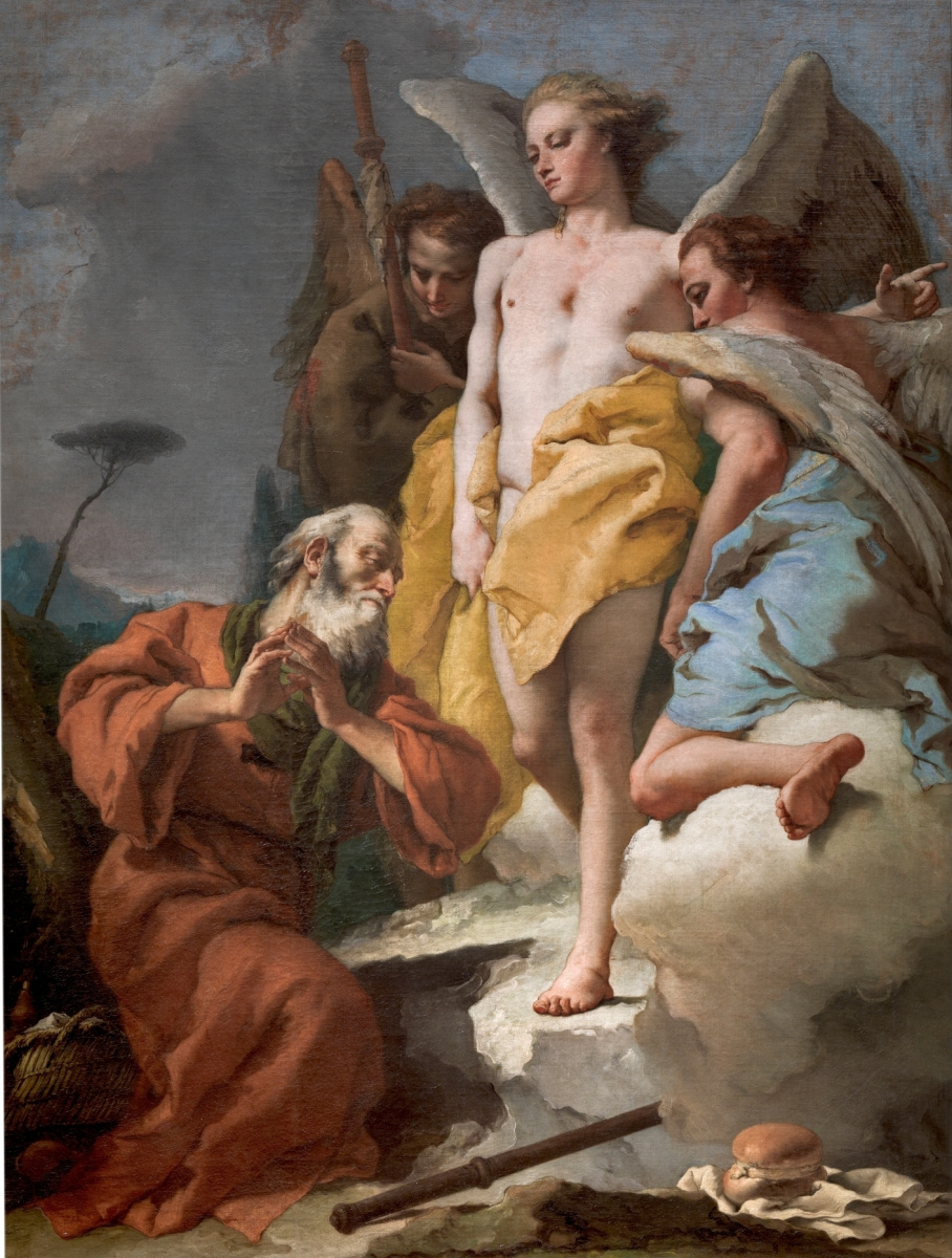 Giovanni Battista Tiepolo. Abraham and the Three Angels
