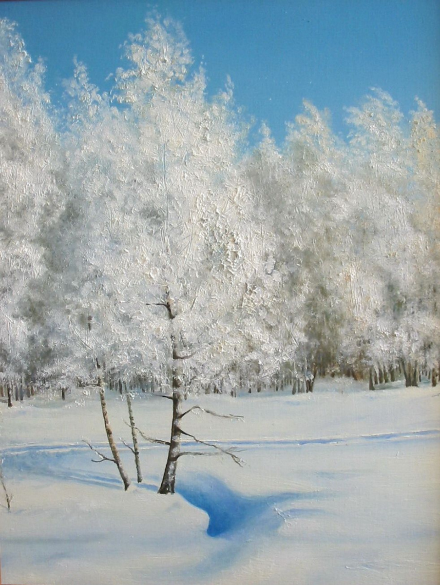 Vladimir Vasilyevich Abaimov. Winter in Talmenka Village 2