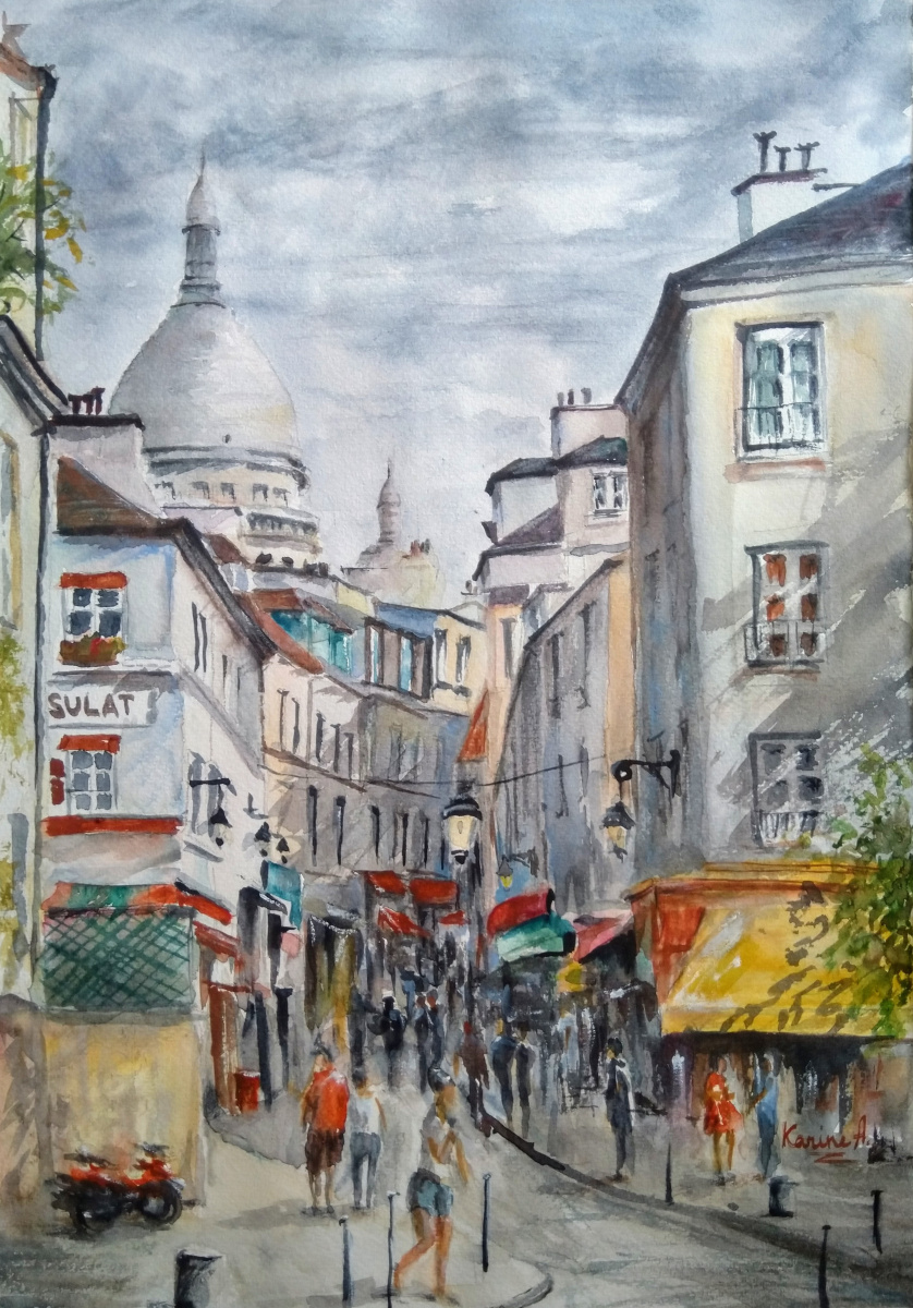 Karine Andriasyan. The beautiful chaos of Montmartre