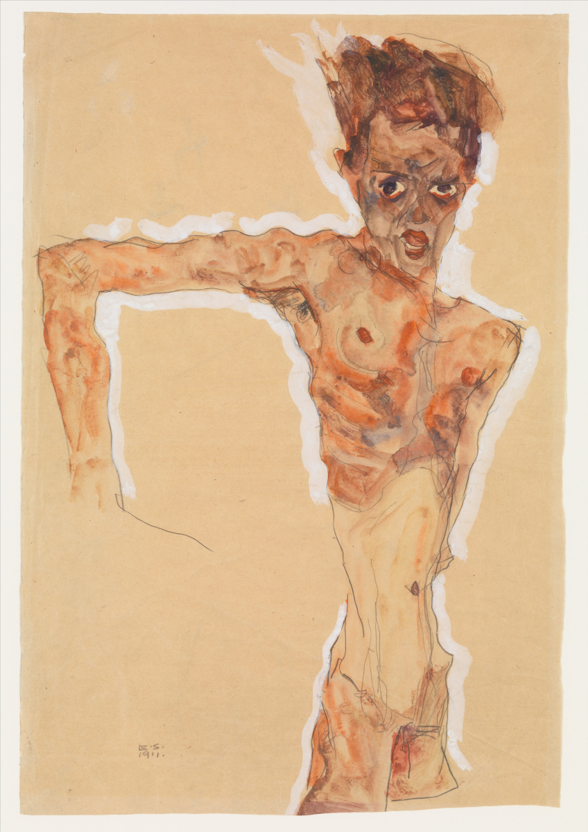 Egon Schiele. Self-Portrait