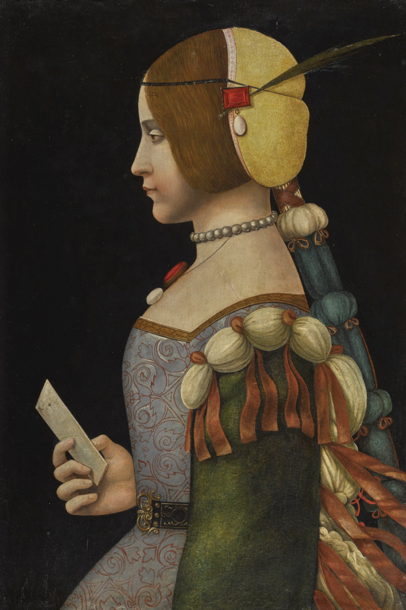 Unknown artist. Portrait of a Lady in Profile
