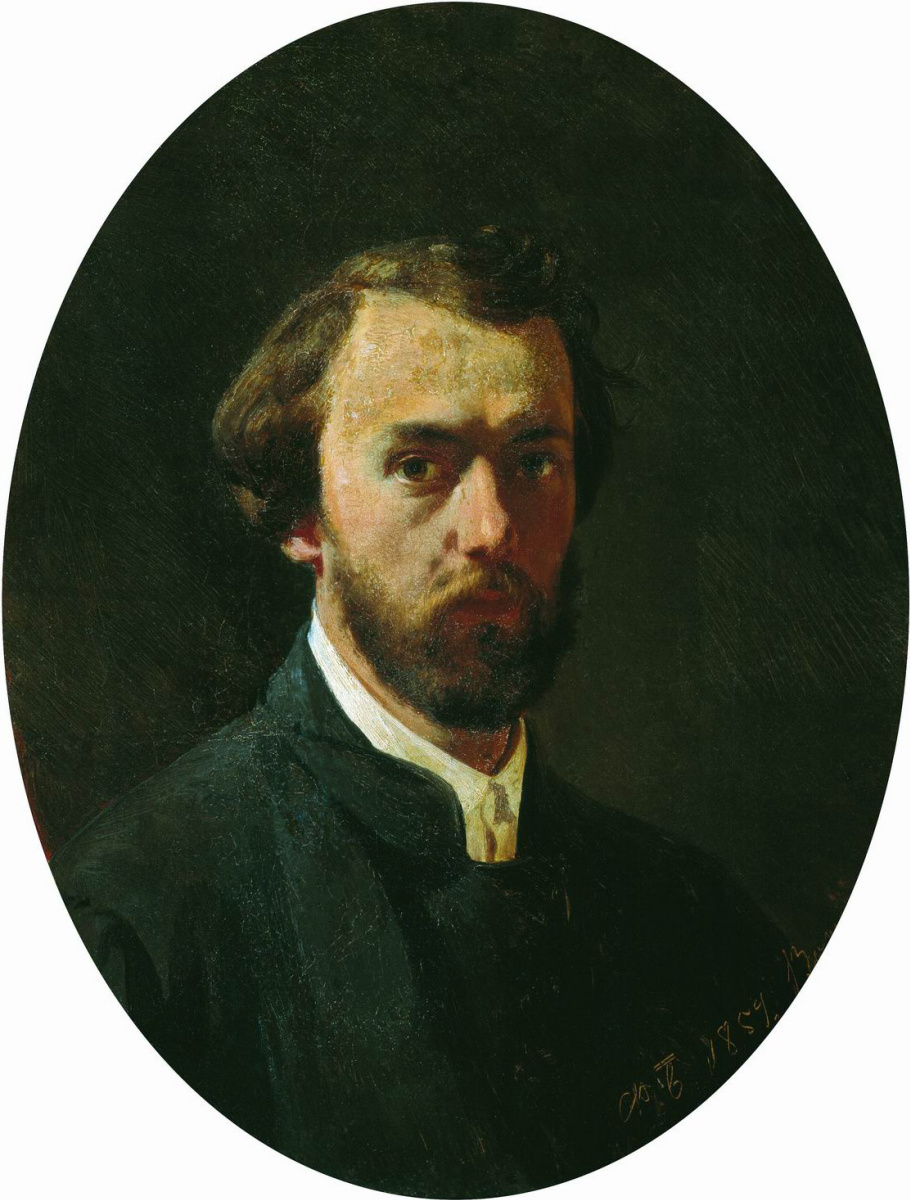 Fedor Andreevich Bronnikov. Self portrait. 1859