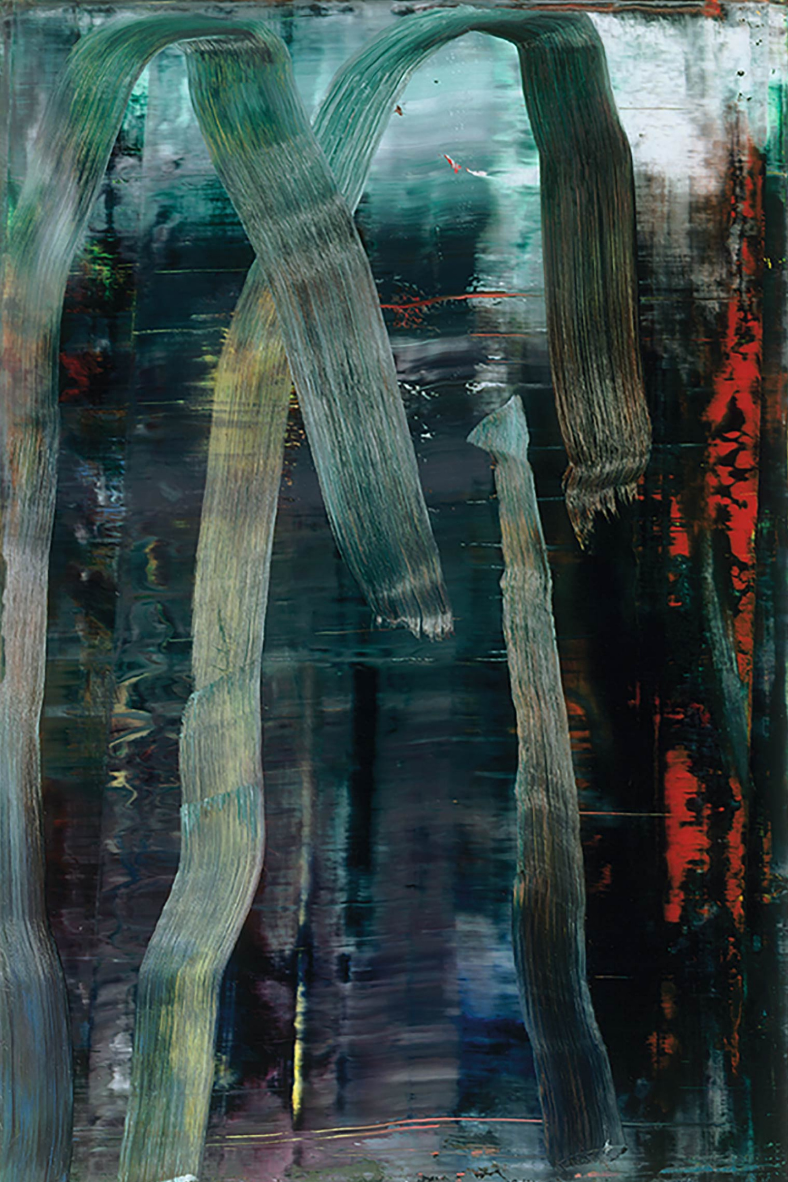Gerhard Richter Wald (7), 2005, 132×197 cm: Werkbeschreibung | Artchiv