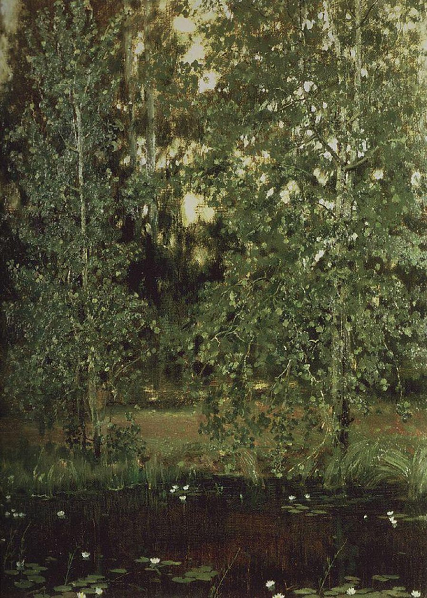 Viktor Vasnetsov. Pond in Okhtyrka