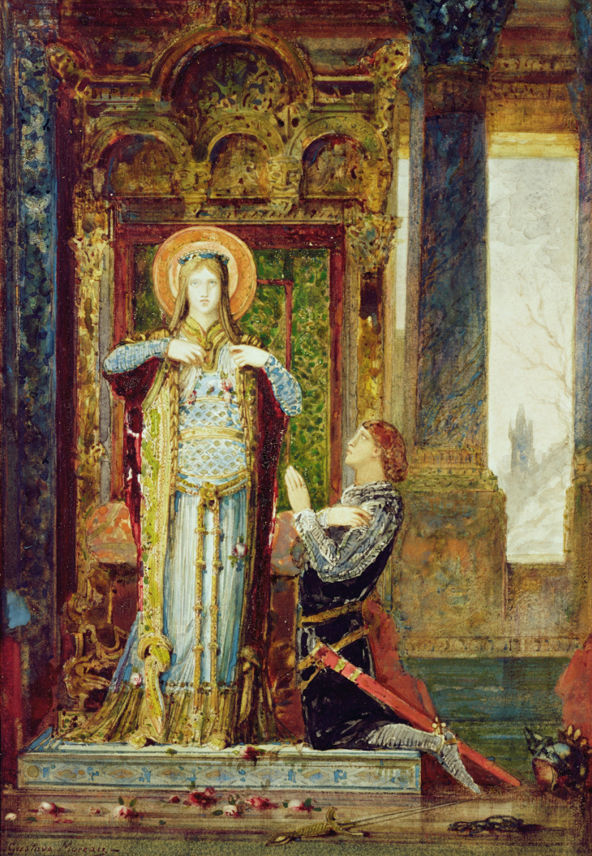 Gustave Moreau. Saint Elizabeth and the miracle of roses