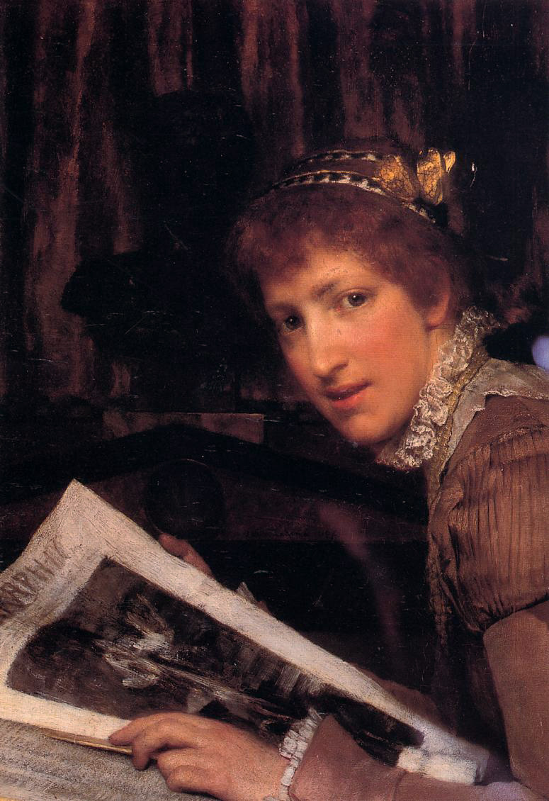 Lawrence Alma-Tadema. Interrupted