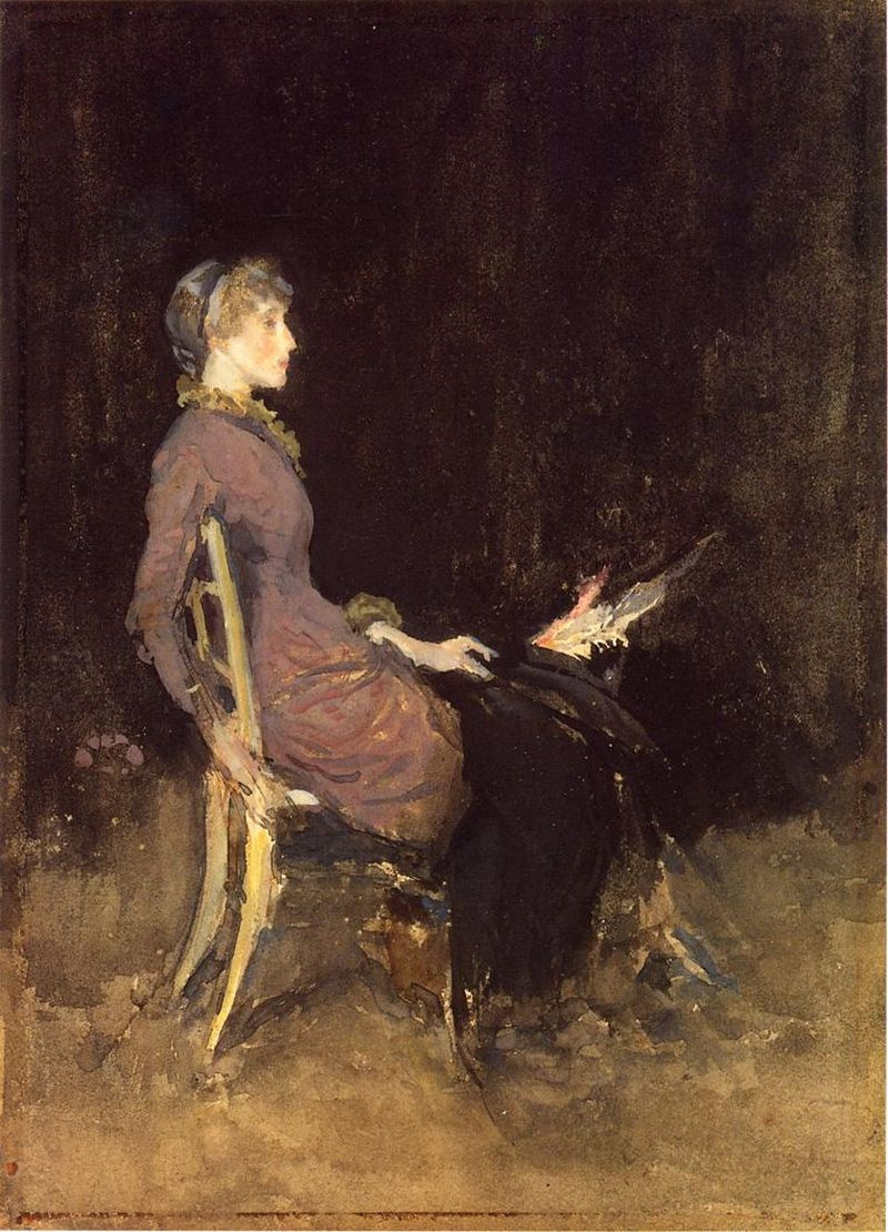 James Abbot McNeill Whistler. Black and red