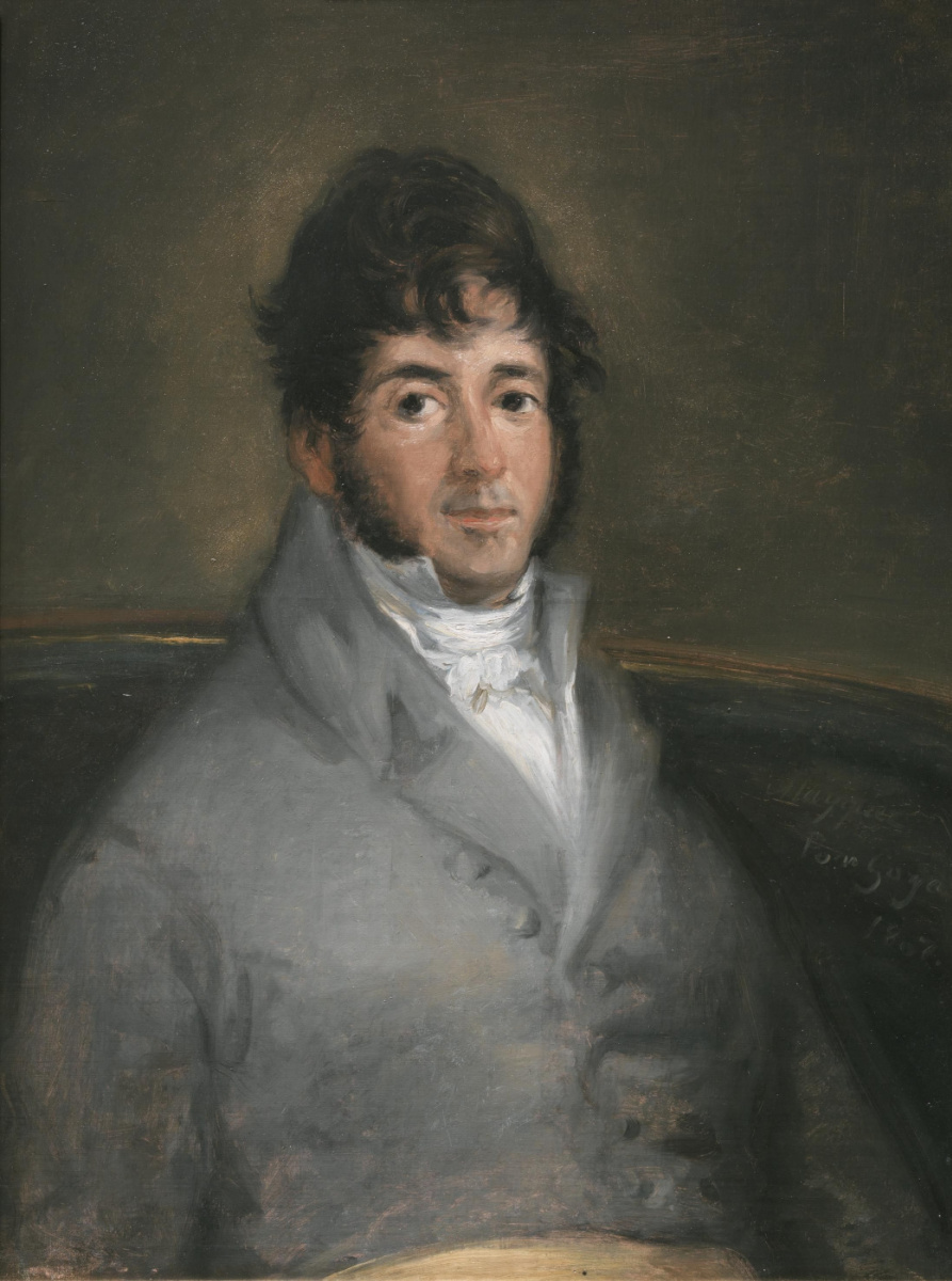 Francisco Goya. Portrait of the actor Isidro Marquez