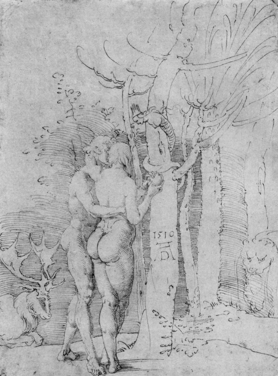 Albrecht Dürer. Adam and eve