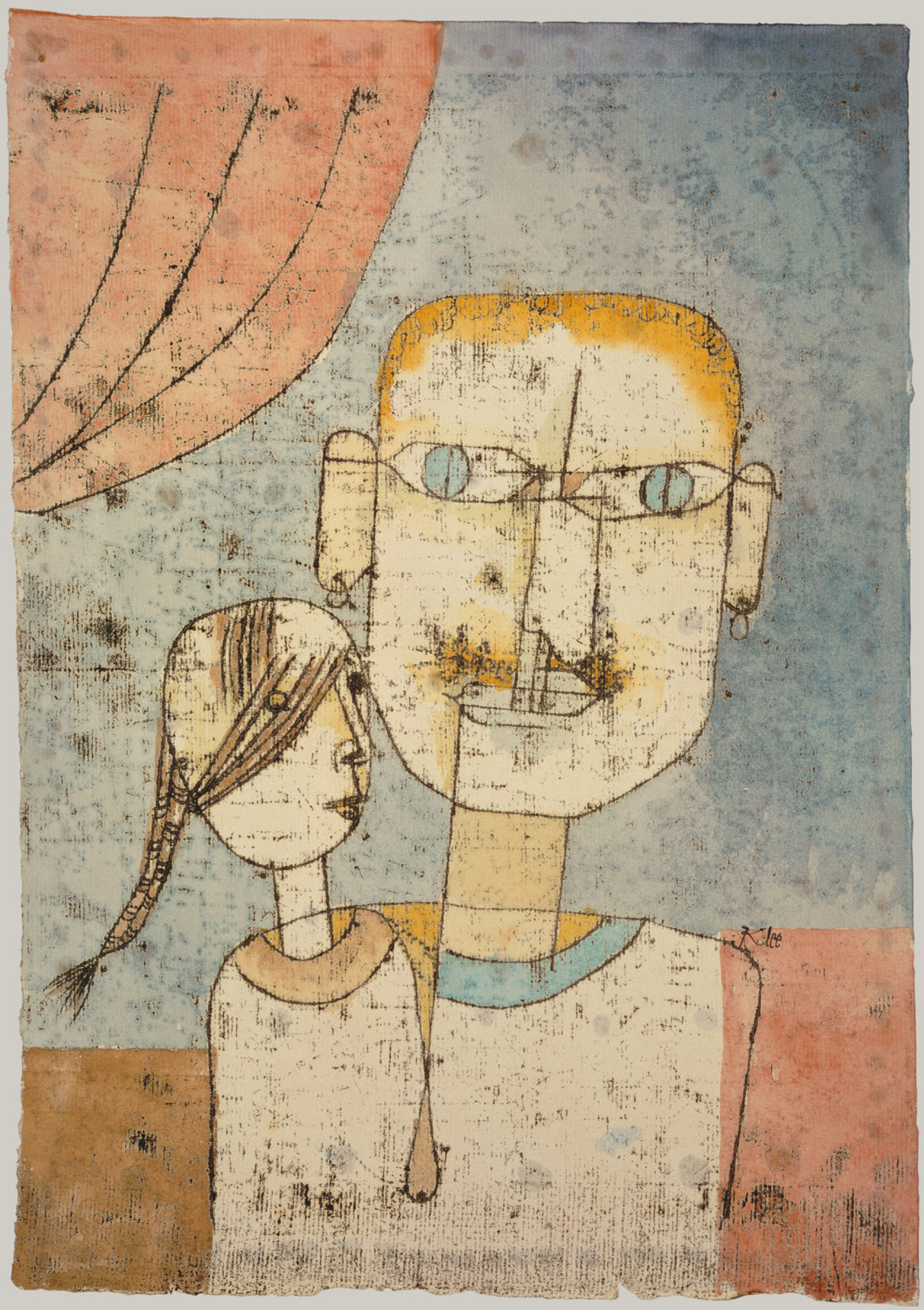 Buy digital version: Adam and Little Eve by Paul Klee, New York City |  Arthive