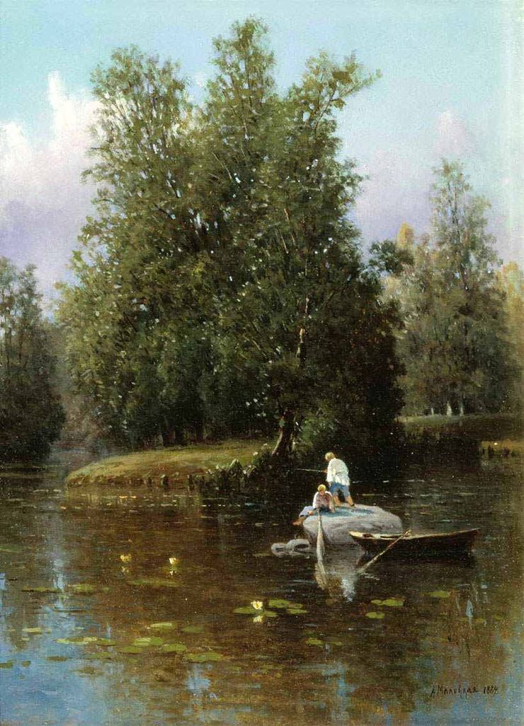 Alexandra Egorovna Makovsky. In the vicinity of St. Petersburg