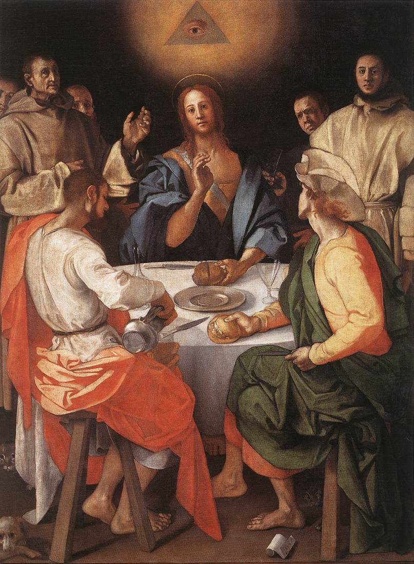 Jacopo Pontormo. Supper at Emmaus
