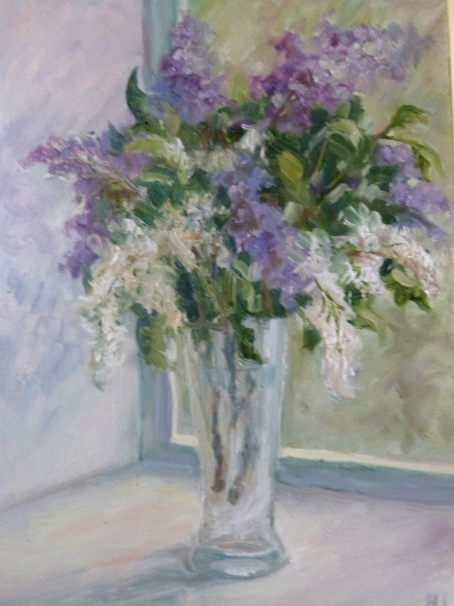 Nadezhda Georgievna Shatskaya. Un ramo de lilas
