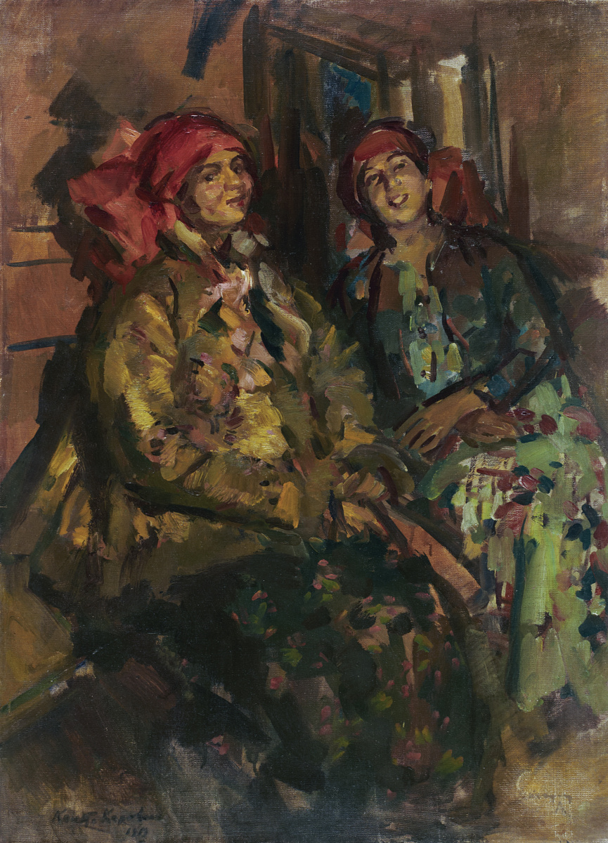 Konstantin Korovin. Two peasant women
