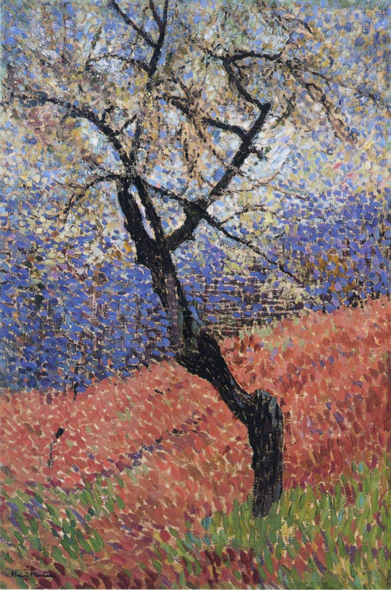 Henri Martin. Tree