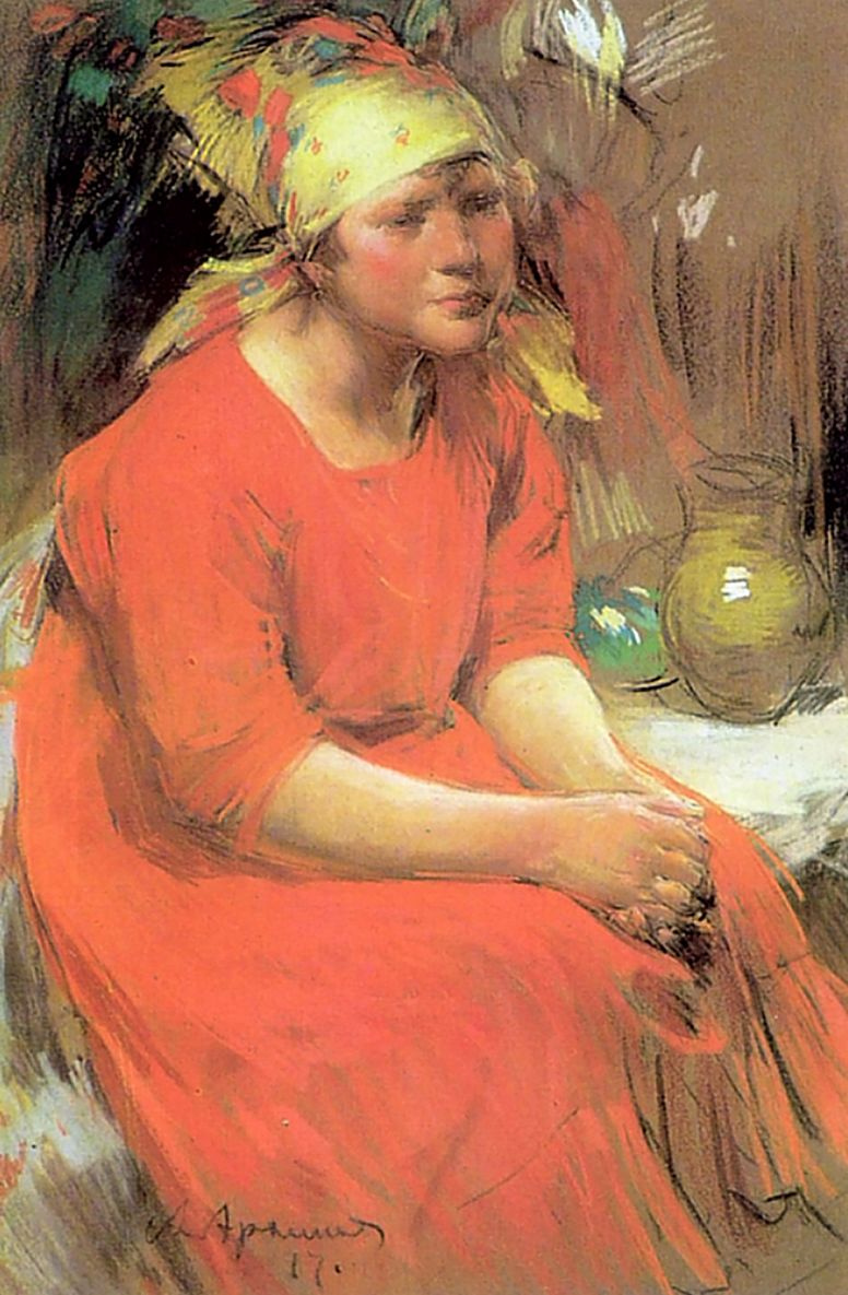 Abram Arkhipov. A peasant girl