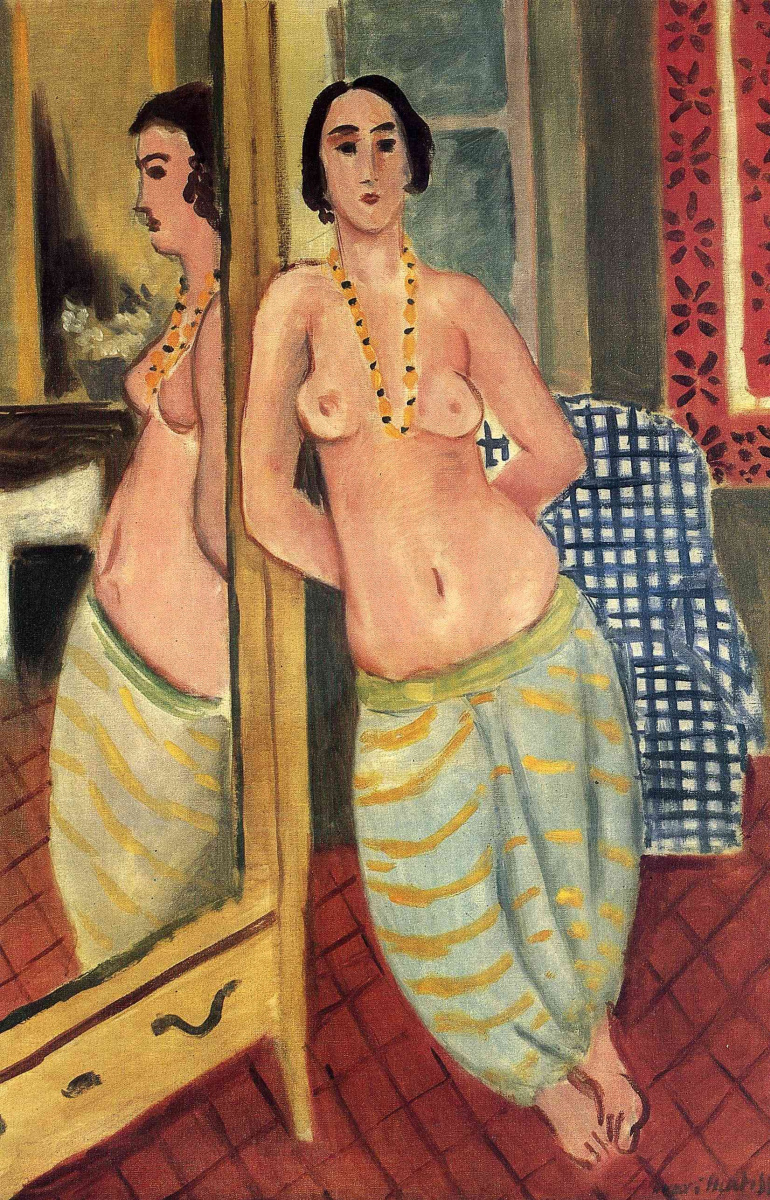 Henri Matisse. Odalisque reflected in a mirror