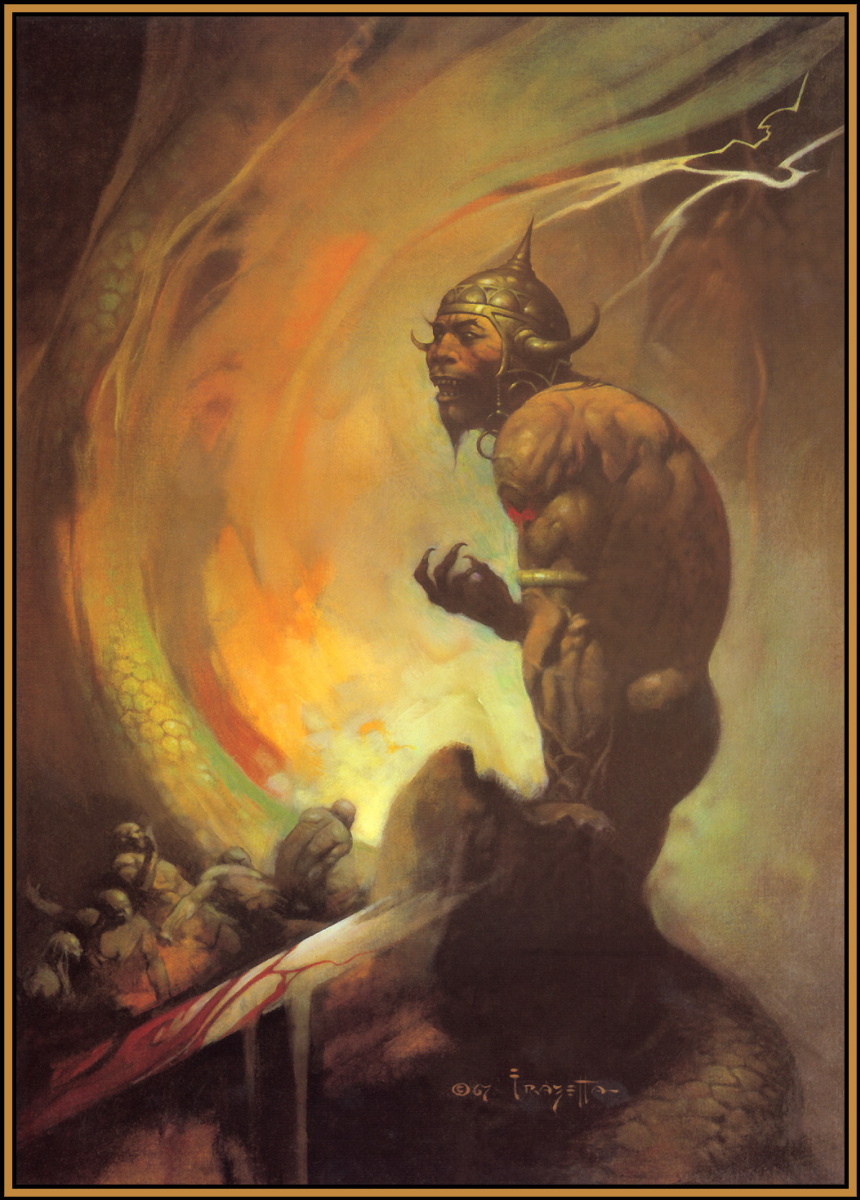 Frank Frazetta. 蒙古暴君