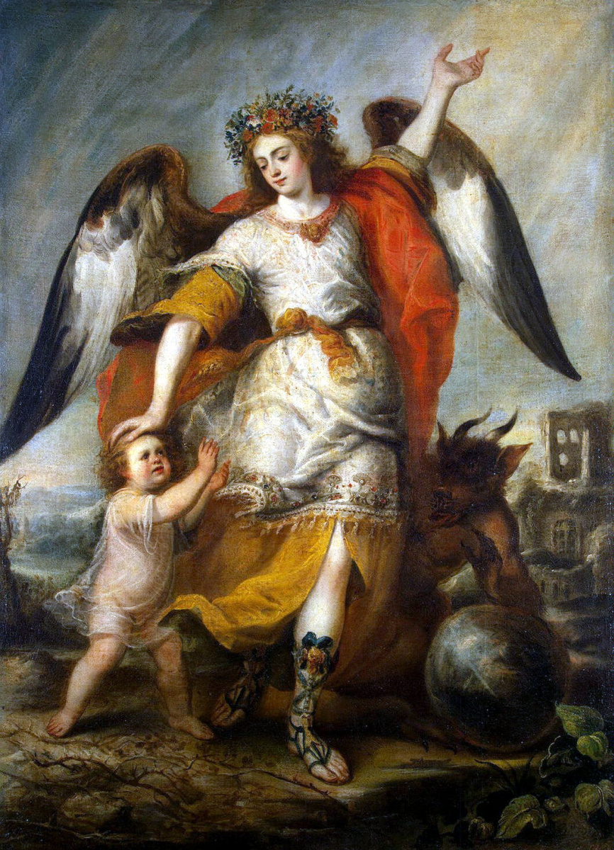 Antonio de Pereda. The guardian angel