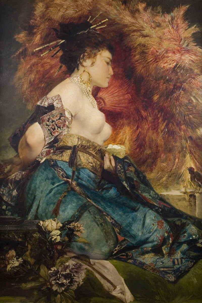 Hans Makart. Kimono