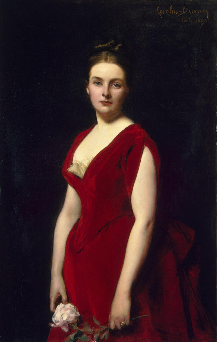 Carolus-Durand. Portrait Of Anna Alexandrovna Obolenskaya