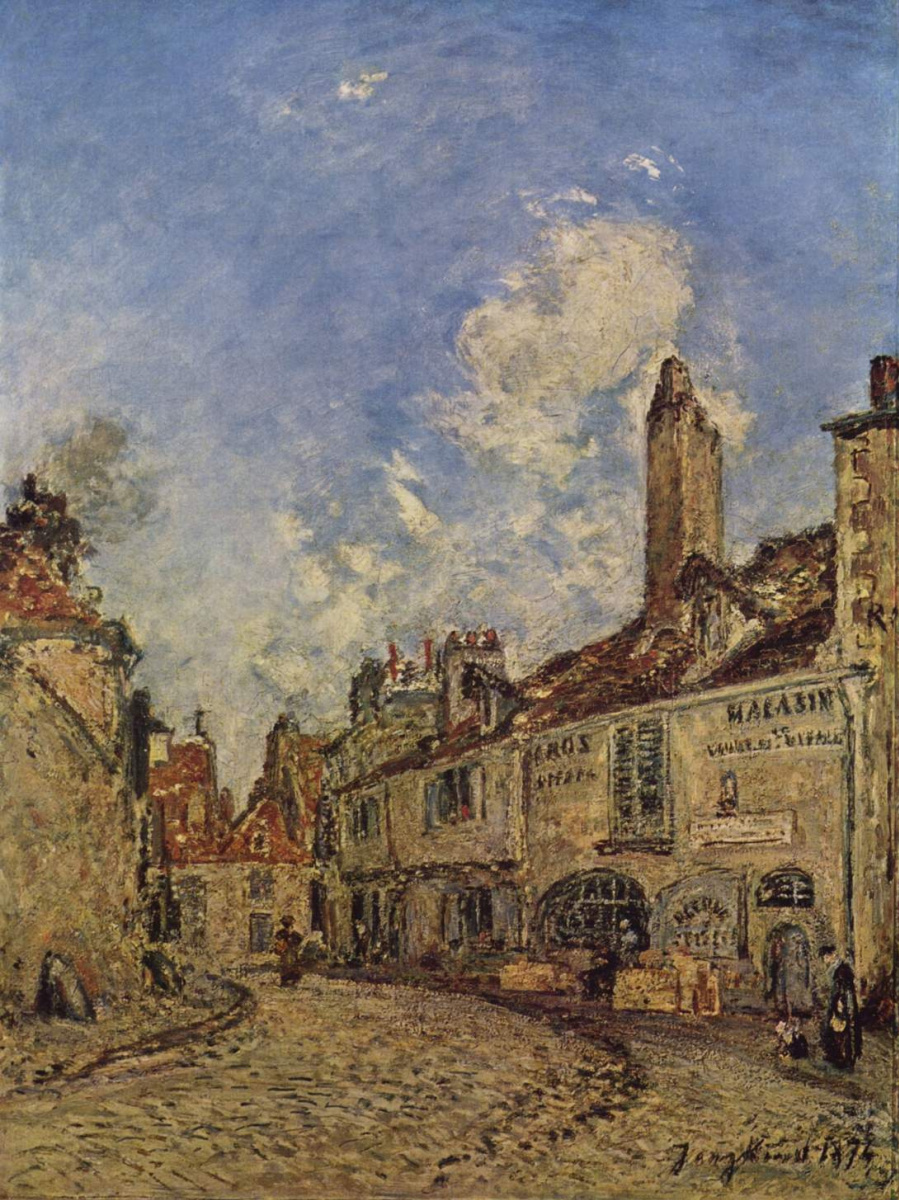 Ian Barthold Jongkinde. Street in Nevers