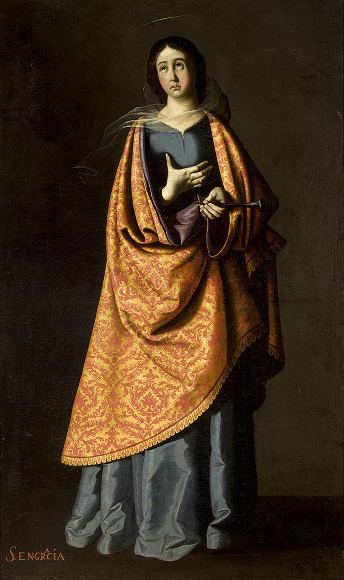 Francisco de Zurbaran. Holy Engracia