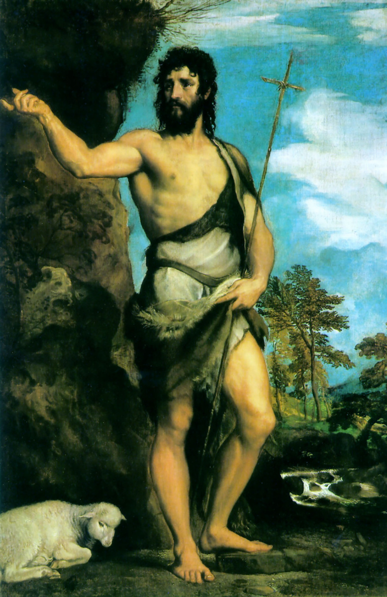 Titian Vecelli. Saint John The Baptist