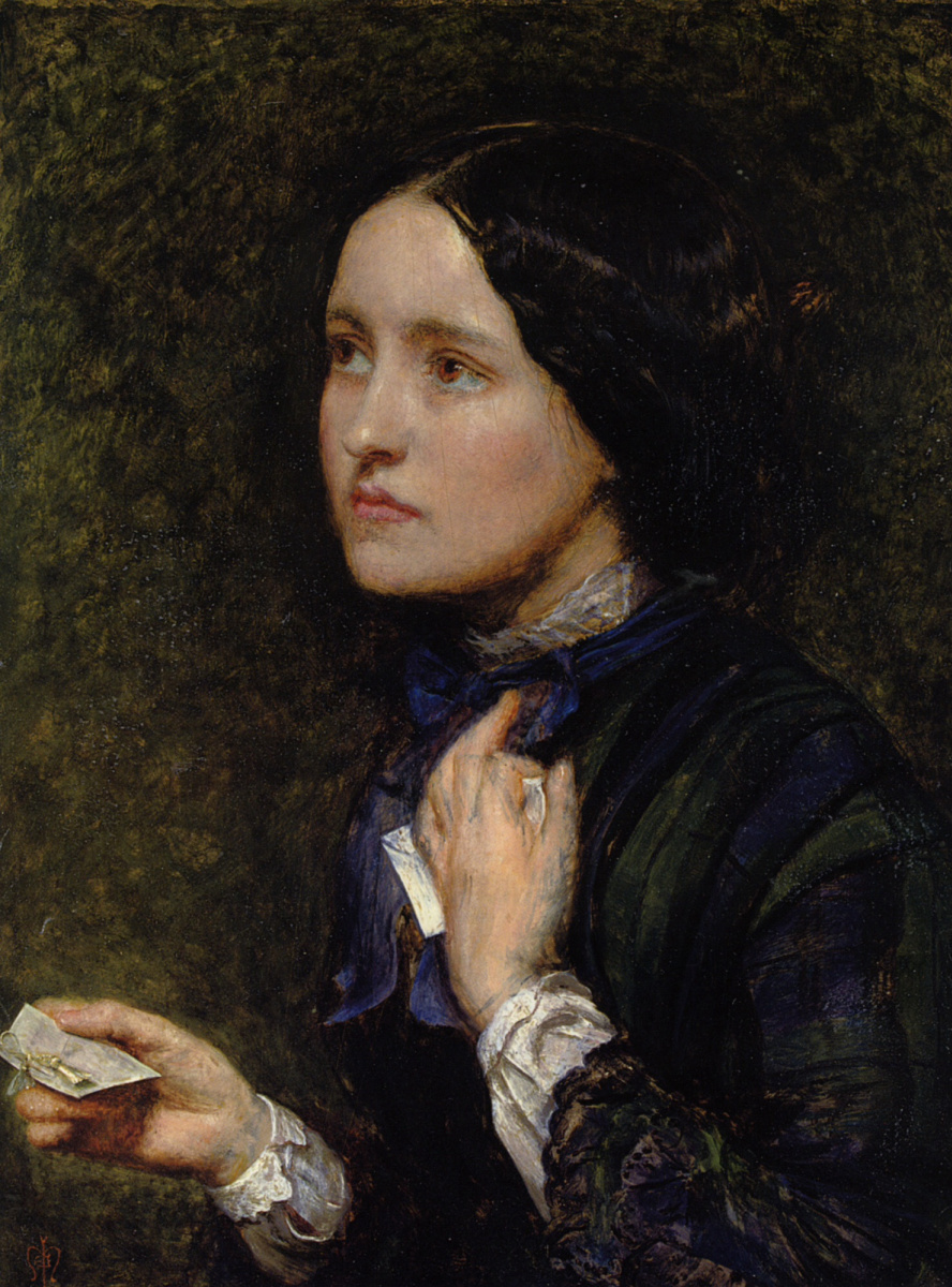 John Everett Millais. Letter. Portrait Of EFFIE Gray