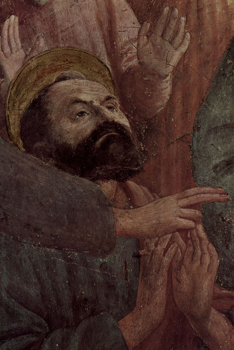 Tommaso Masaccio. The resurrection of the son of Theophilus. Fragment