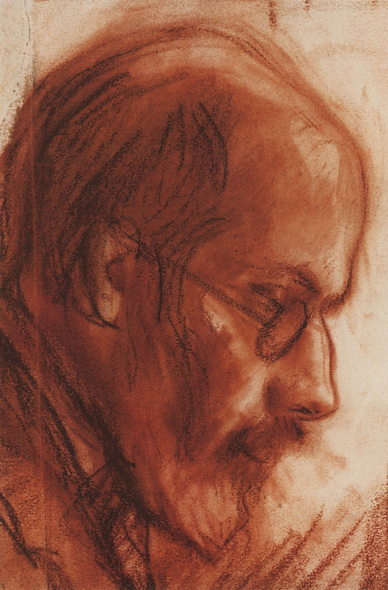 Zinaida Serebryakova. Retrato de A.N. Benoit