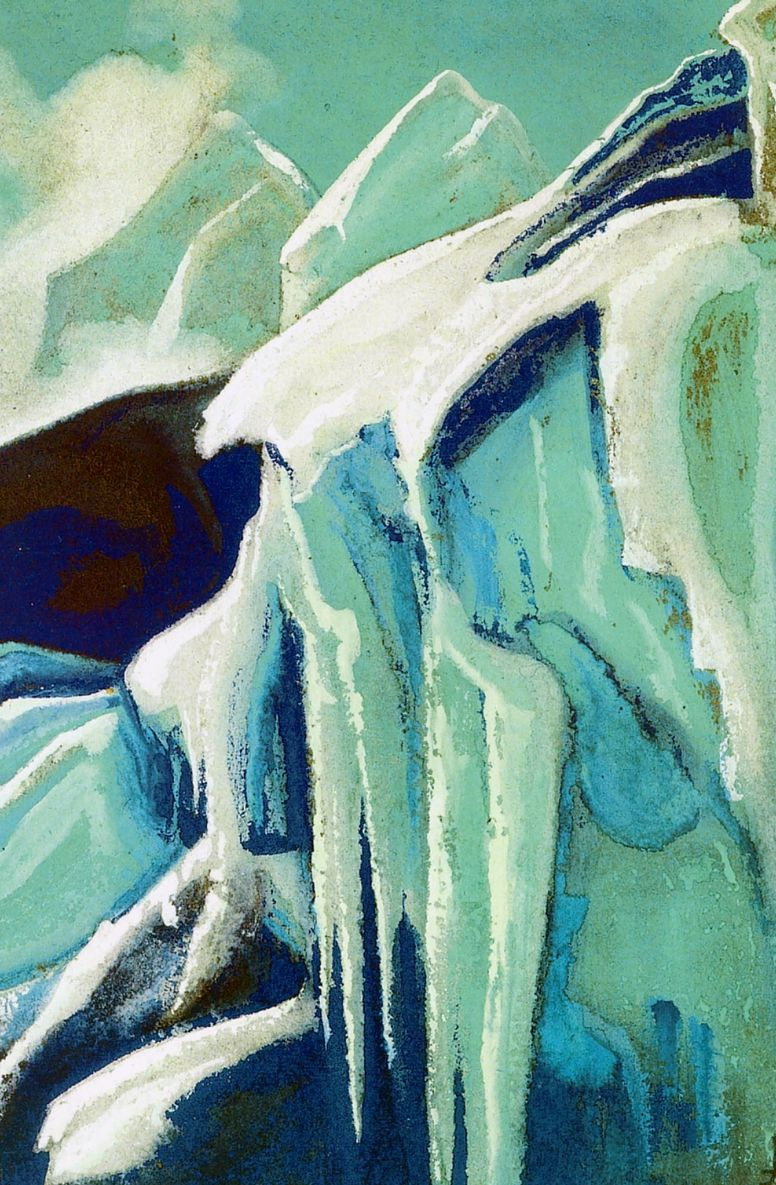 Nicholas Roerich. Ice (Frozen flow)
