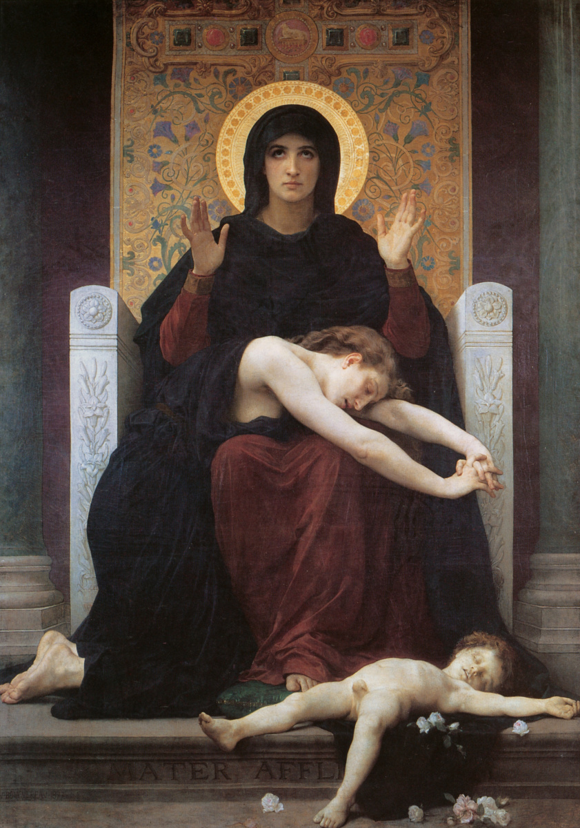 William-Adolphe Bouguereau. Comforting Virgin