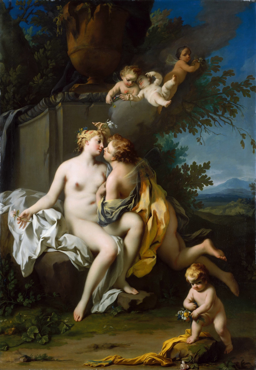 Jacopo Amigoni. Flora and Zephyr