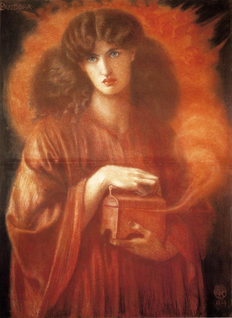 Dante Gabriel Rossetti. Pandora