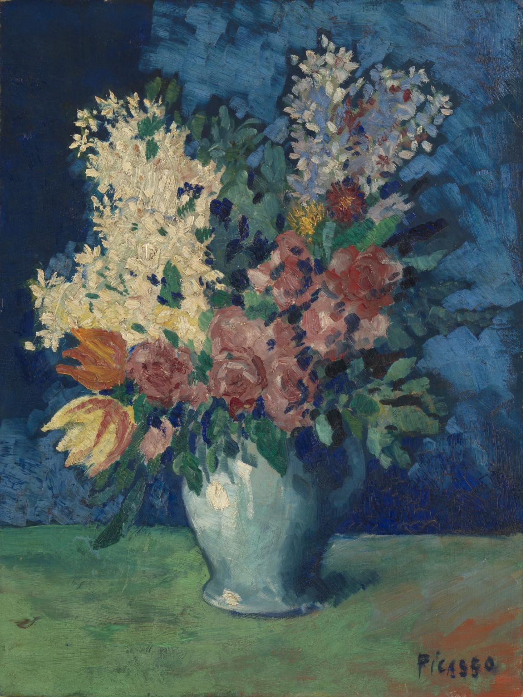 Pablo Picasso Blumen, 1901, 49×65 cm: Werkbeschreibung | Artchiv