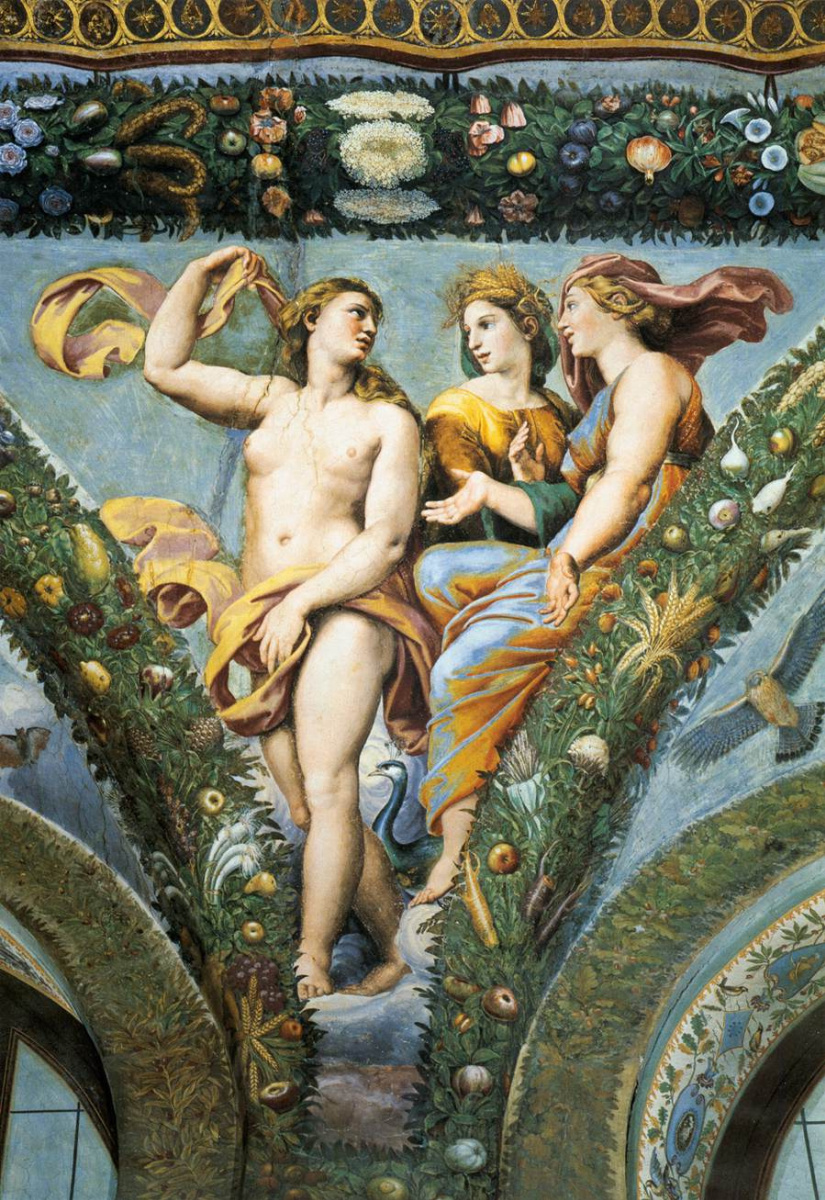 Джованни да Удине. Венера, Церера и Юнона
