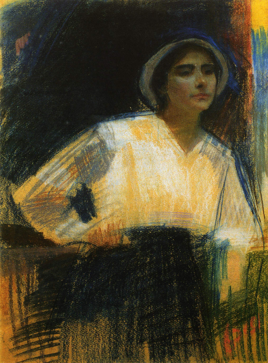 Alexander Murashko. Portrait of artist Frida Meyerson