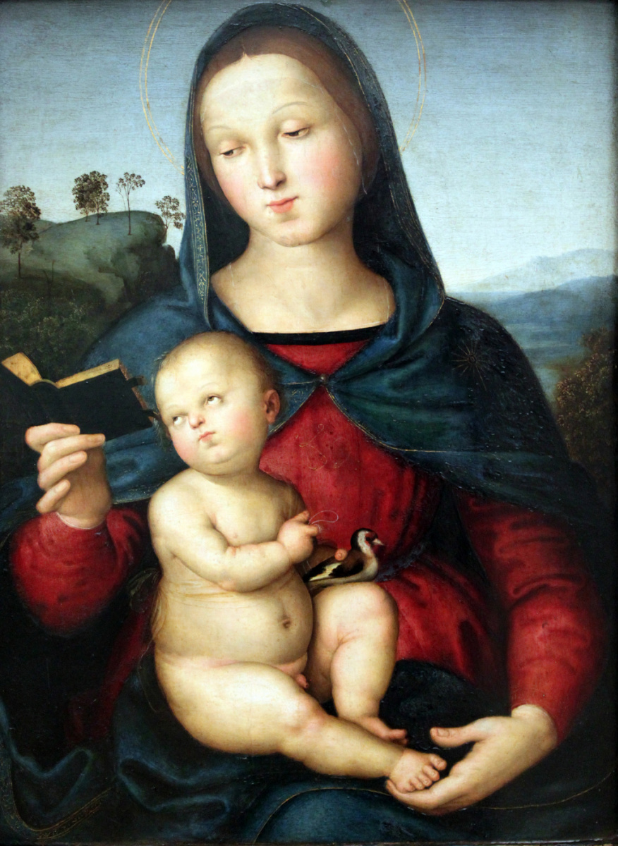 Raphael Santi. Madonna Solly (Madonna y niño con un libro, Madonna Norton Simon)