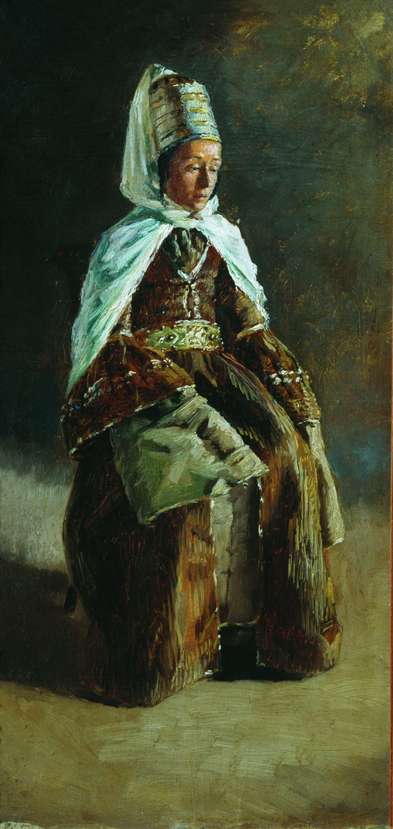 Nikolay Aleksandrovich Yaroshenko. Kabardinka. 1880-e Sketch