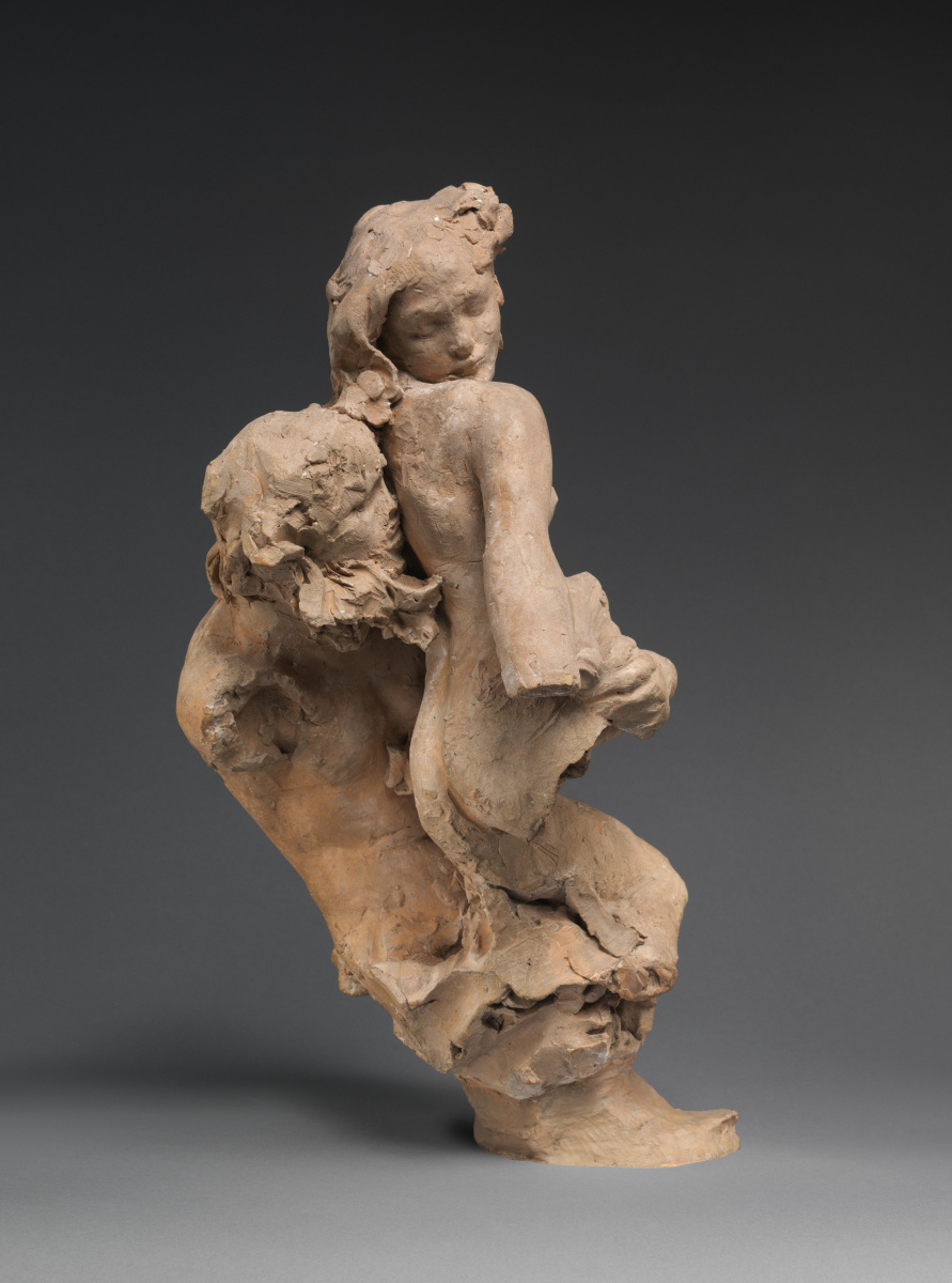 Auguste Rodin. Triton and Nereid. Etude