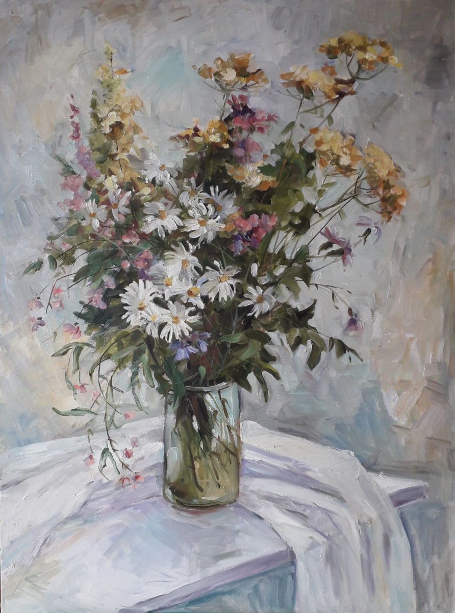 Lyudmila Lvovna Khlebnikova. Bouquet of wildflowers