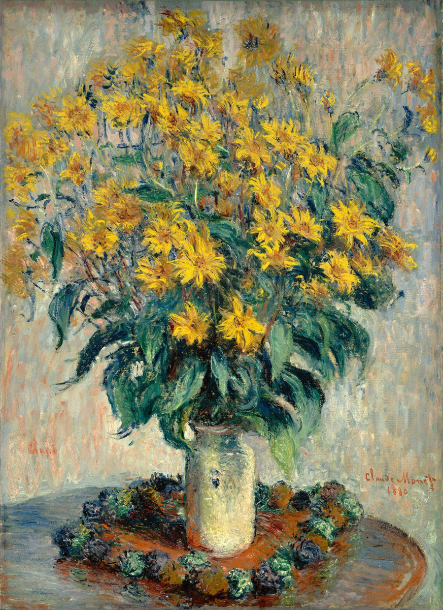 Claude Monet. Jerusalem artichoke