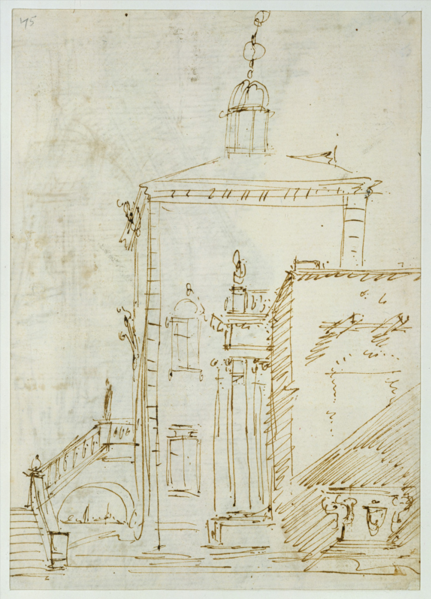 Giovanni Antonio Canal (Canaletto). Drawing